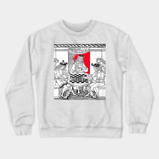 Chess Game, a theme of smart people kings and queens with strategies Crewneck Sweatshirt